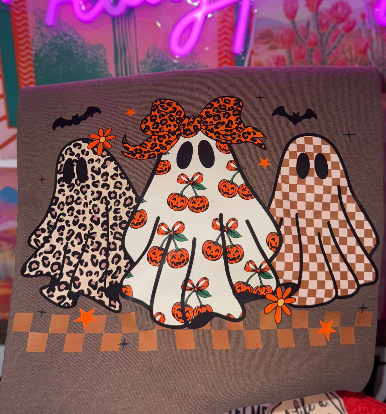 Fall Cute Preppy Ghosts