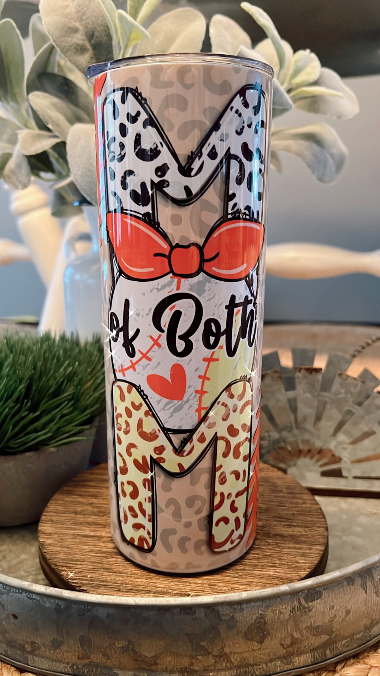 Mom of both Baseball/softball