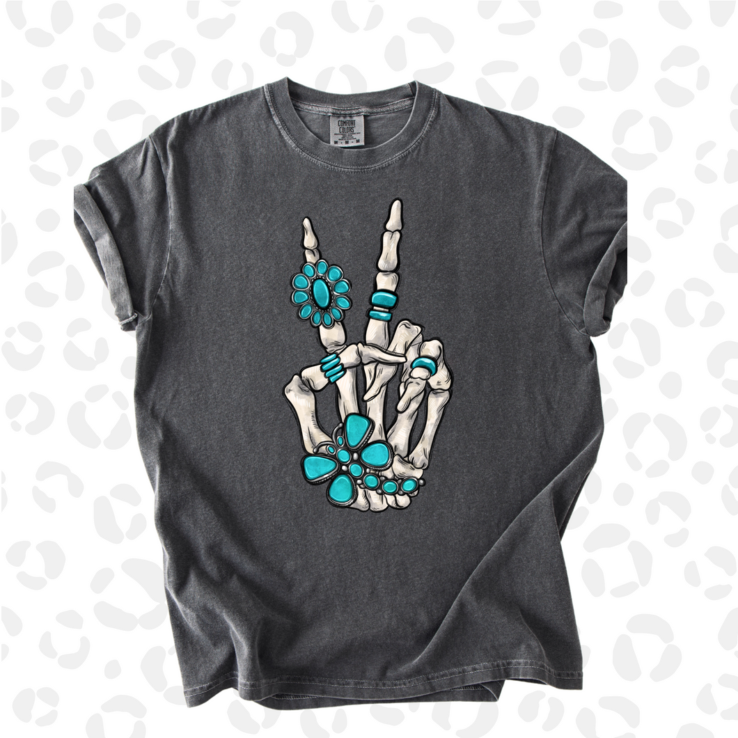 Peace Turquoise Skelly