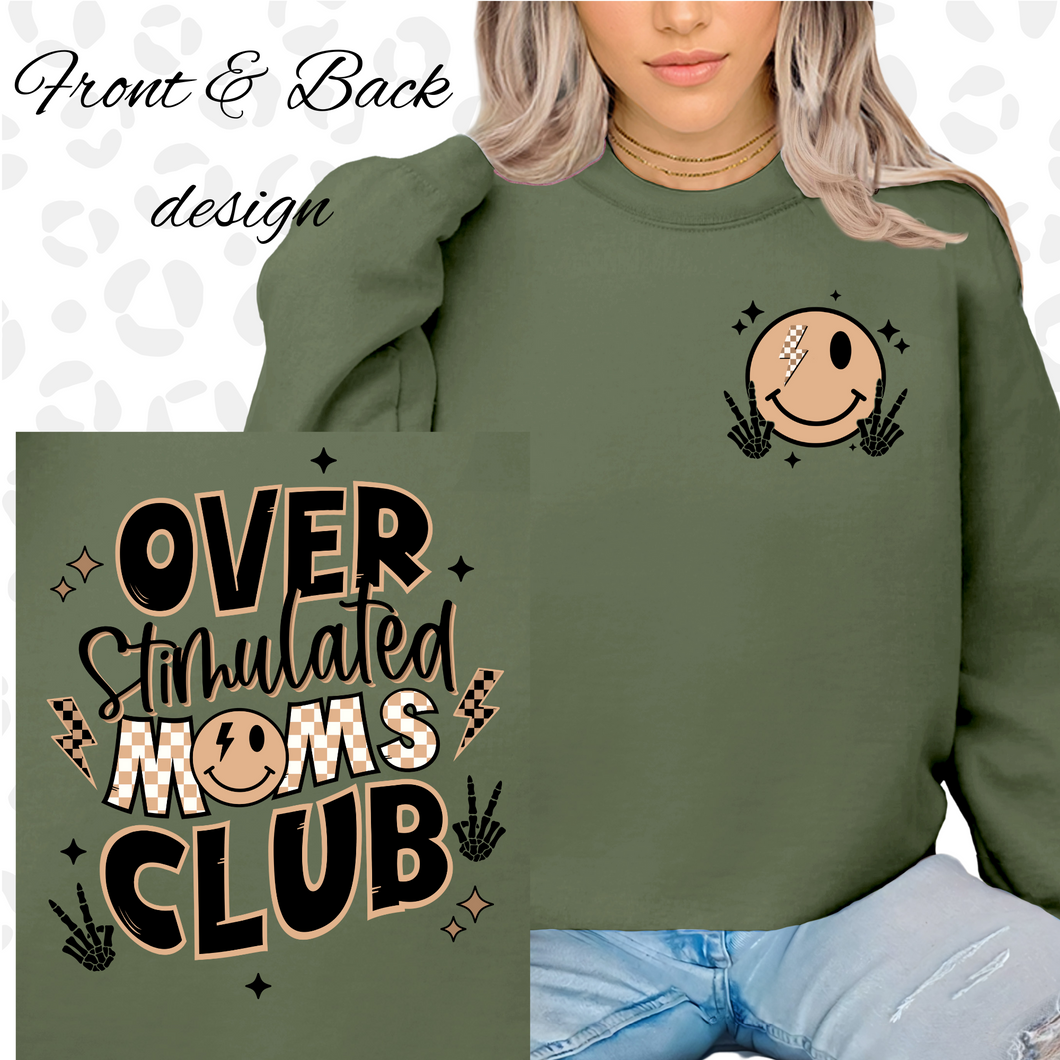 Over Stimulated Moms Club (tan)